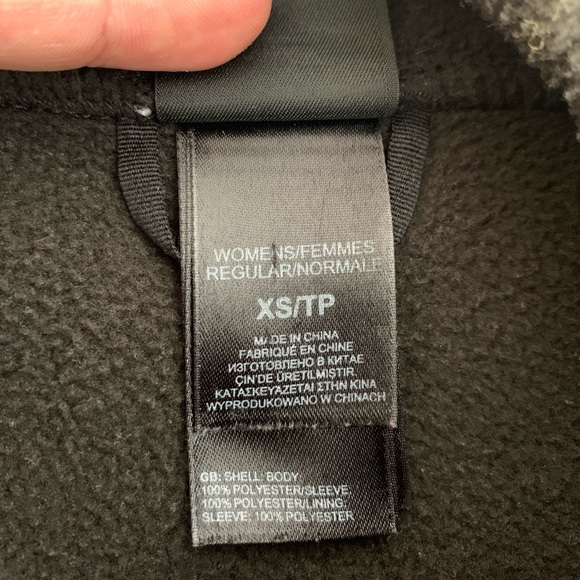 The North Face Fleece Zip Up Sweater Black - XS - Picture 2 of 7